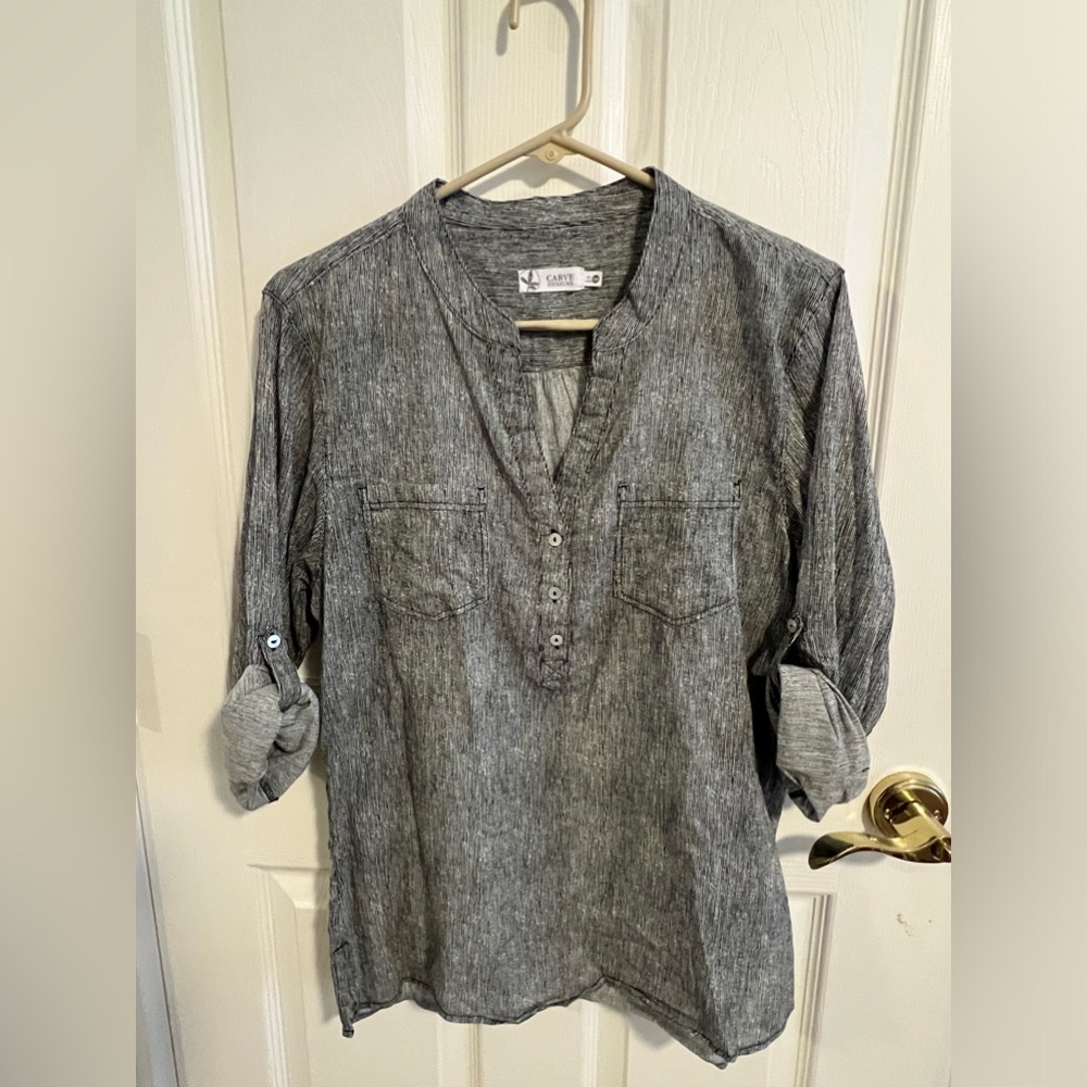 COPY - Carve Dylan gauze top